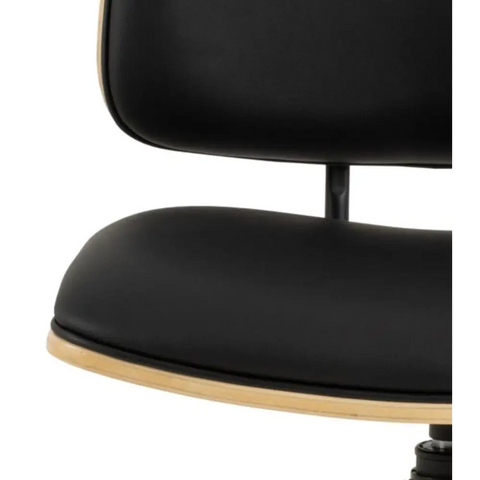 Orion Dining Chairs x 2 - Black - Bar Stool