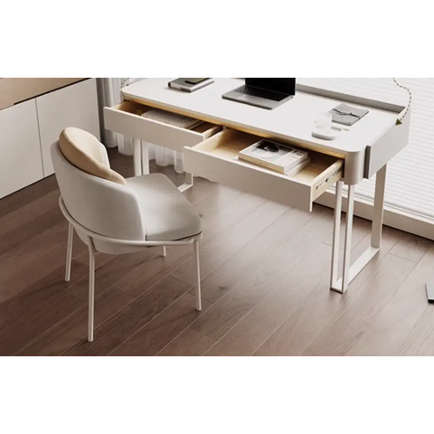 Otto Office Desk - White Sintered Stone｜ DC Concept