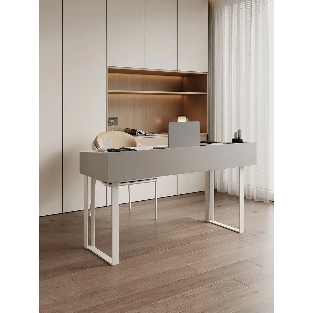 Otto Office Desk - White Sintered Stone｜ DC Concept