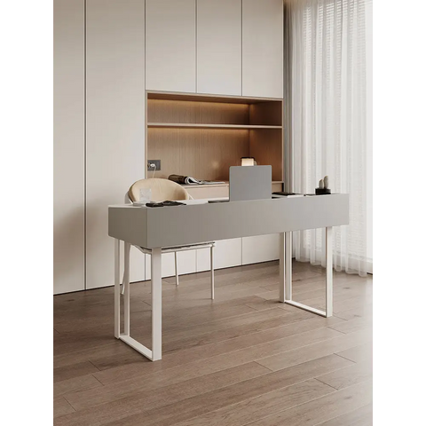 Otto Office Desk - White Sintered Stone｜ DC Concept