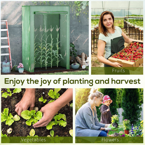 Green mesh tomato greenhouse with steel frame and plastic cover featuring corn stalk design for outdoor spaces
