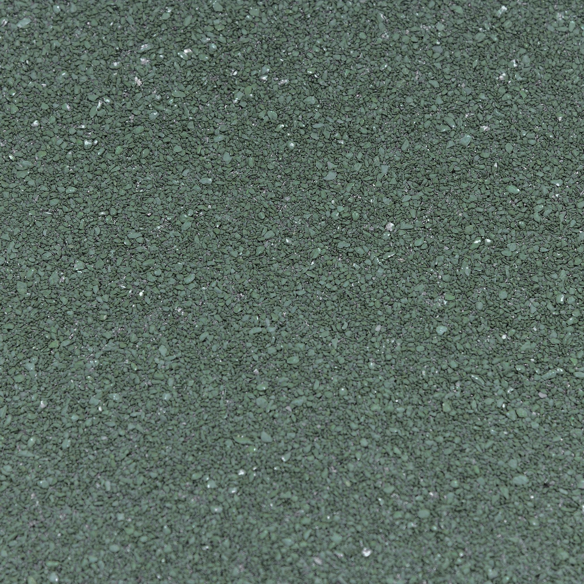 Dark green rubberized surface with pebbled finish on outsunny fir wood garden storage shed with grey asphalt roof