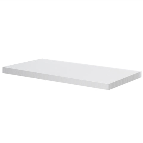 Outsunny 14 Pieces Polycarbonate Sheets, 121 x 61 x 0.4cm Twin-Wall Plastic Roofing Sheets, 10m\'c2\'b2 Replacement Greenhouse Panels, Waterproof and UV Protection, Clear