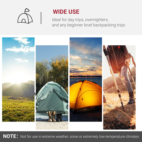 Outsunny grey 2-3 person tunnel tent with air vents porch features and carry bag for camping and hiking trips