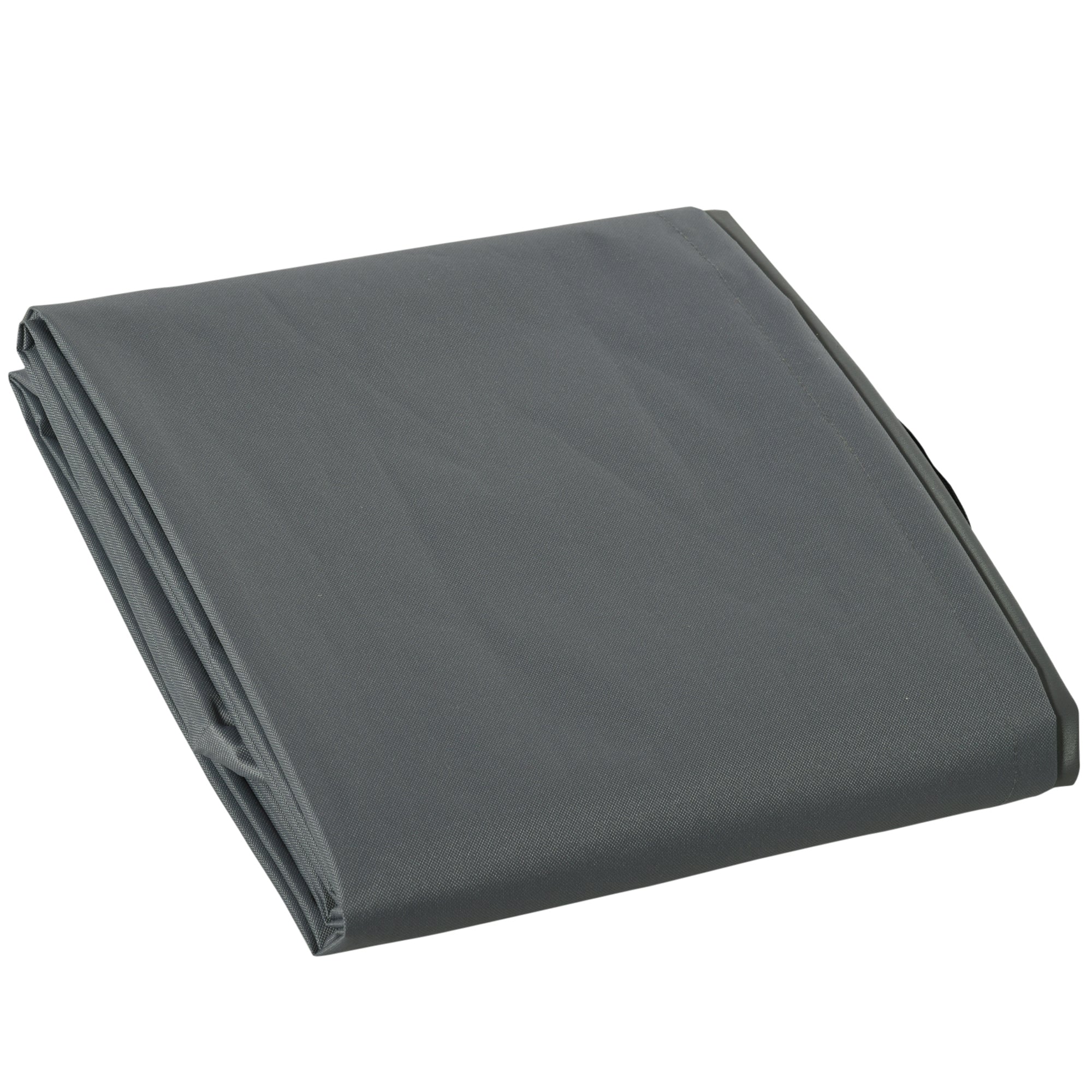 Dark gray outsunny outdoor garden rattan furniture cover made of high density oxford fabric with woven texture