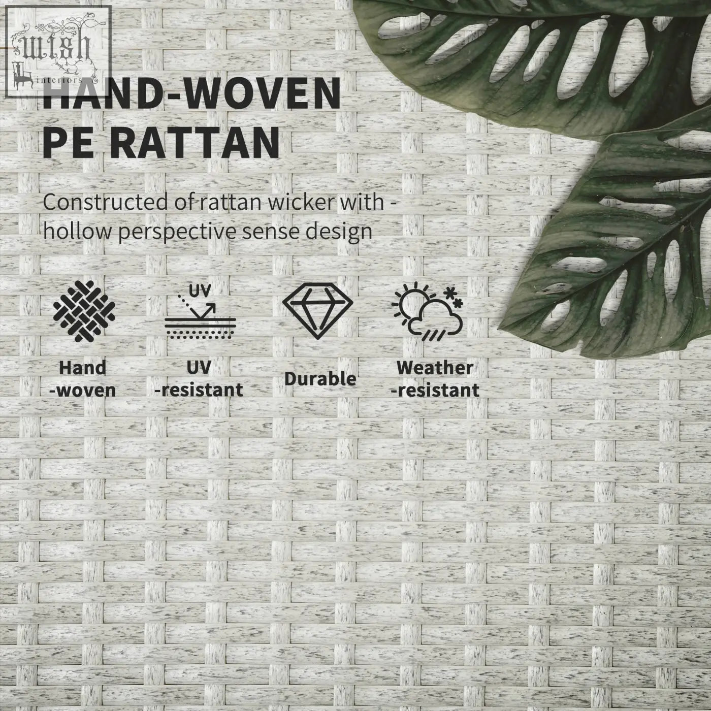 Hand-woven light gray pe rattan surface on outsunny 3-piece sun lounger set with longline seat cushions and coffee table