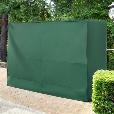 Dark green durable high density oxford fabric garden shed cover for outsunny 3-seat swing chair protection
