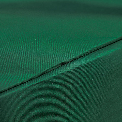 Deep emerald green outsunny 3-seat swing chair protective cover made of high density oxford fabric with smooth finish