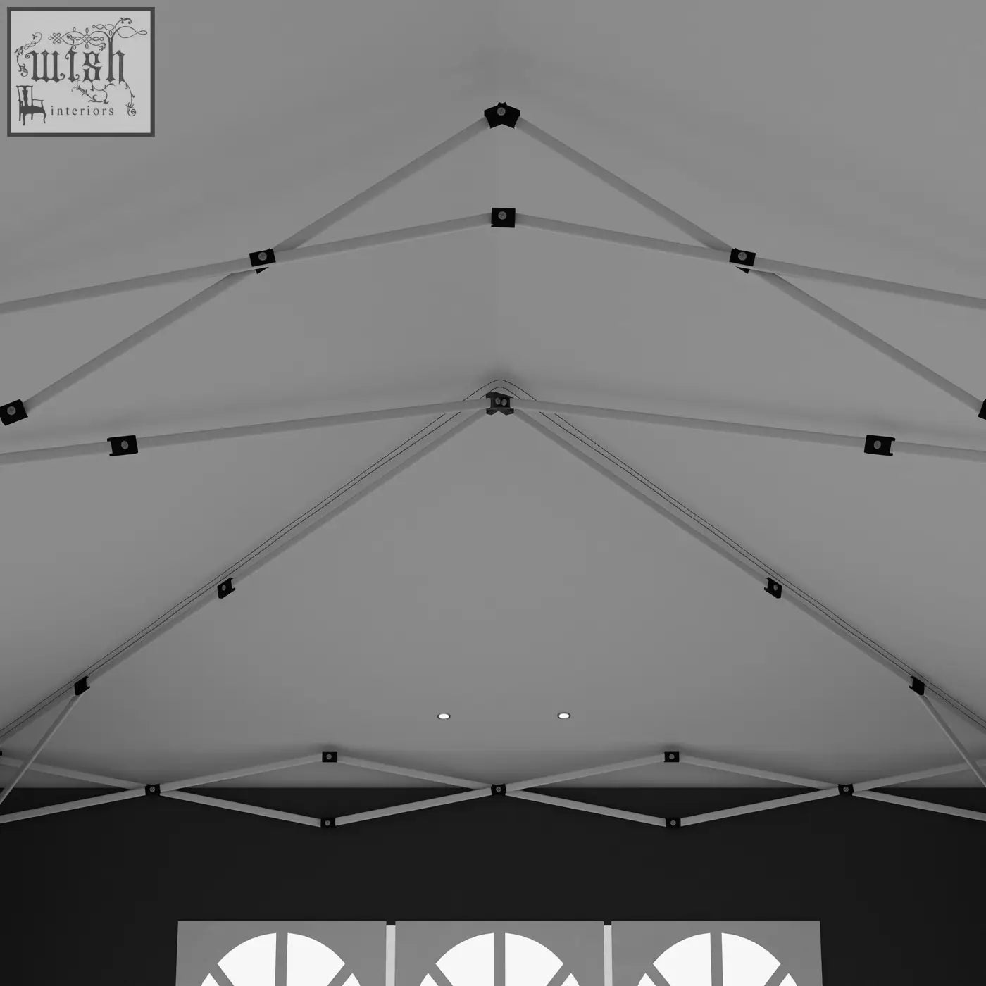 White Outsunny 3 x 6 m pop up gazebo with silver metal frame black connectors includes carry bag ground stakes six guy ropes