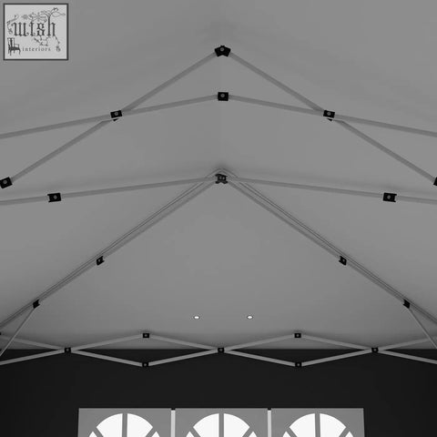 White Outsunny 3 x 6 m pop up gazebo with silver metal frame black connectors includes carry bag ground stakes six guy ropes