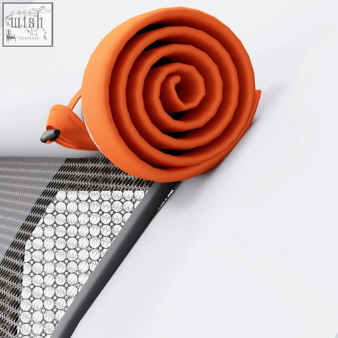 Orange collapsible silicone camping stove shown with outsunny cream and orange family tent with carry bag included