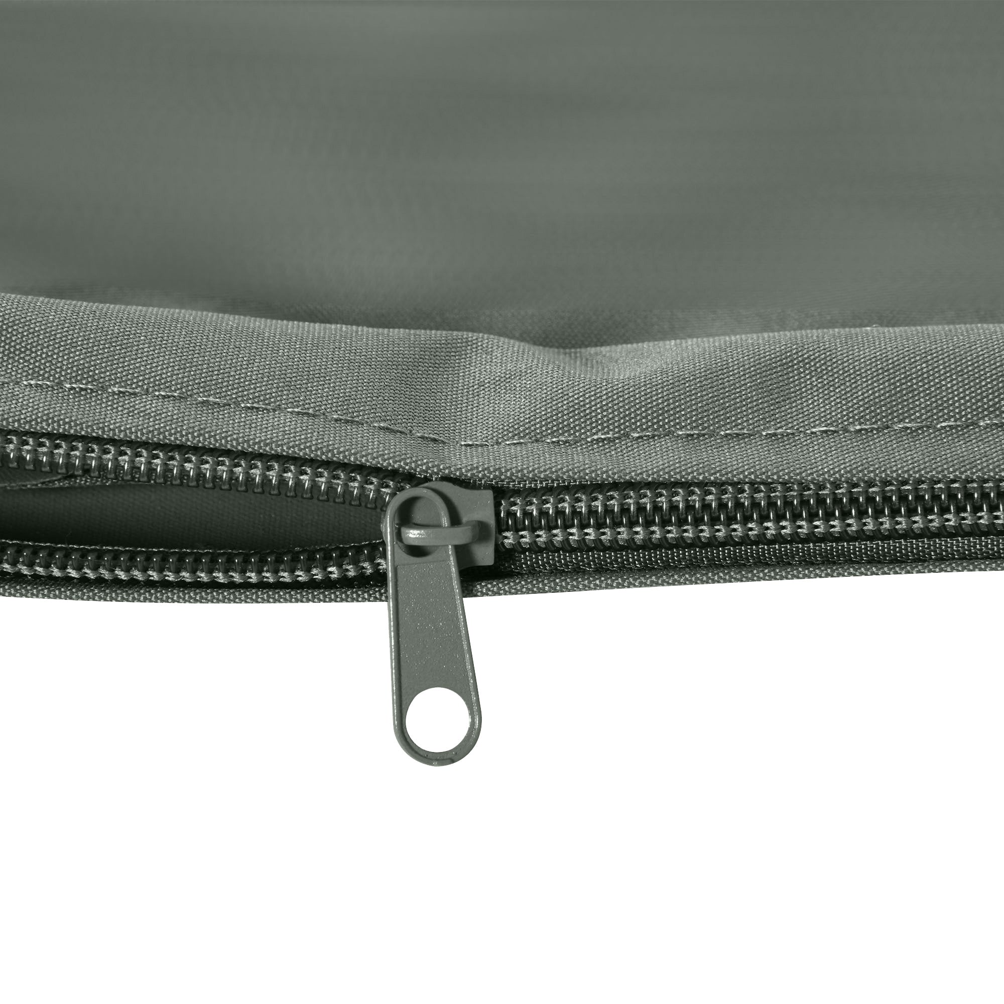 Dark gray outsunny cushion cover with matching zip fastening for garden rattan patio seat cushion replacement