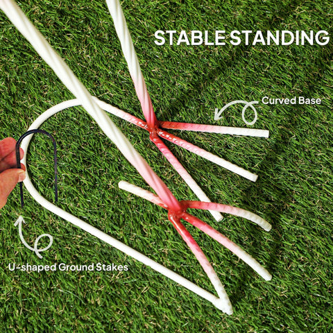 Outsunny flamingo garden statue metal bird art in pink with white and pink gradient u-shaped ground stakes for stable standing