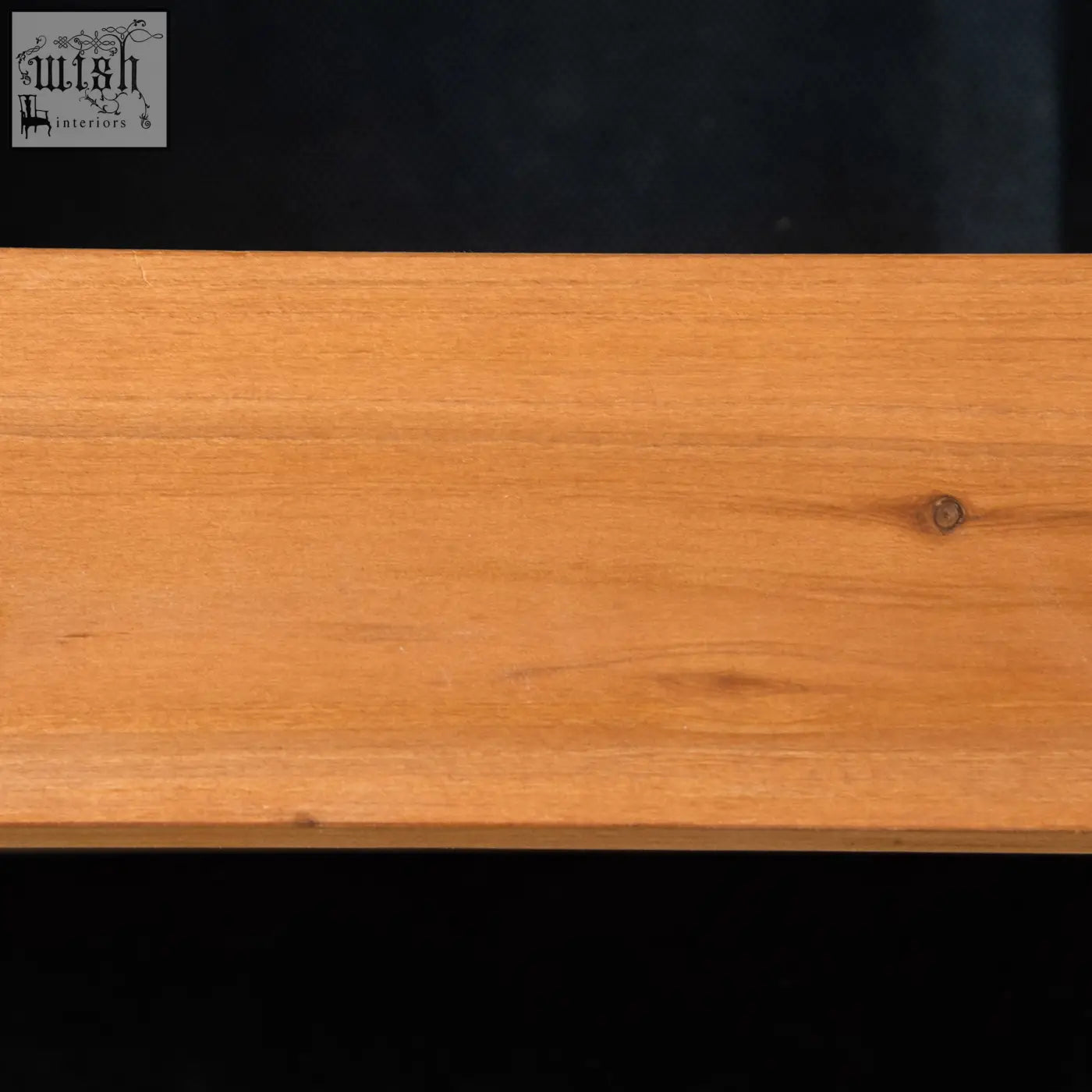 Light brown wooden plank with grain and knot from outsunny kids wooden sandbox with bottomless design and plastic basins