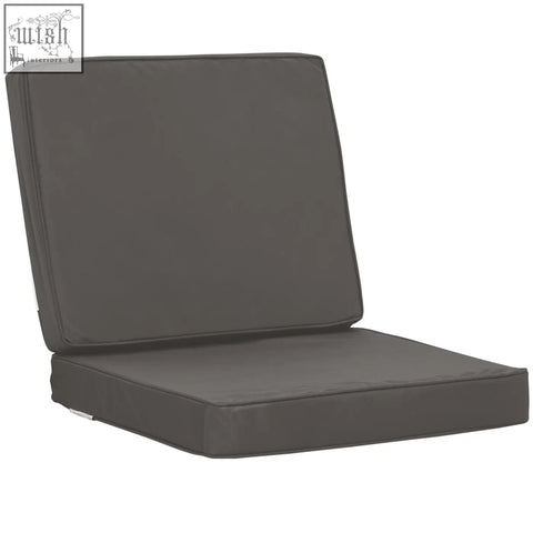 Dark gray outsunny outdoor seat cushion with simple rectangular design and polyester fabric covers for garden furniture