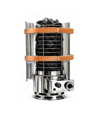 Premium Gas Sauna Heater — Aurora 81, 8.1 kW Off-Grid Propane | FinSteam