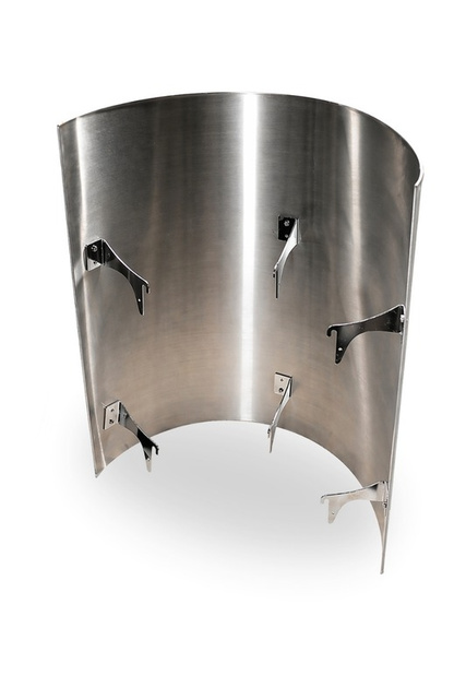 Njord Heat Shield — FinSteam Clearance-Reducing Plate for Gas Sauna Heater
