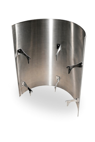 Njord Heat Shield — FinSteam Clearance-Reducing Plate for Gas Sauna Heater