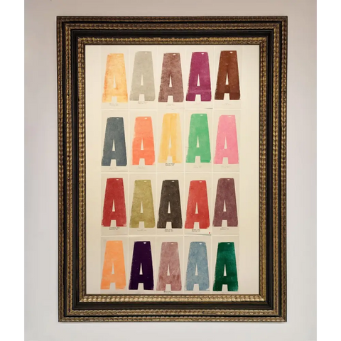 Pantone A Framed Poster - A3 (29.7 x 42 cm) / Ornate Gold Black - Framed Print