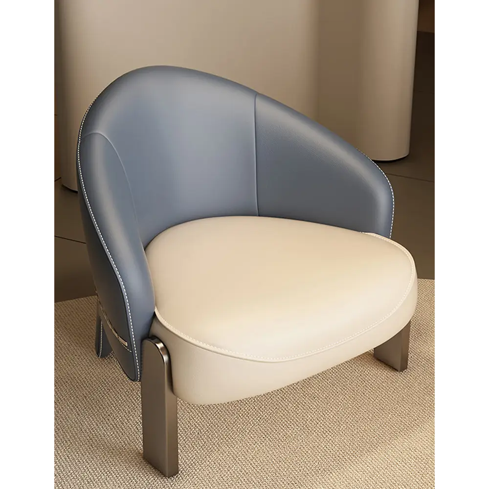 Pappas Livining Room Armchair Real Leather - Arm Chair