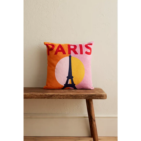 Paris Needlepoint Cushion - Cushion