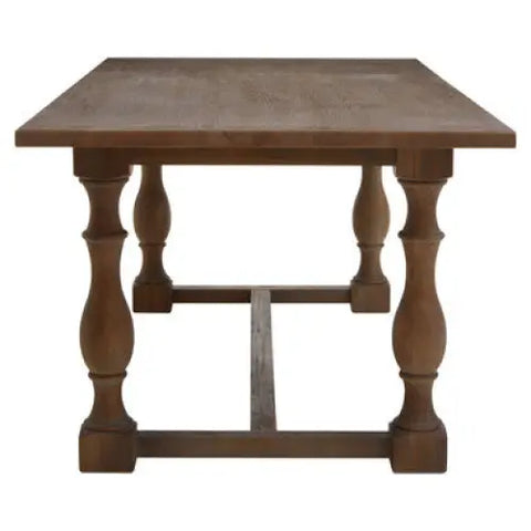 Parkside Oak Wood Rectangular Dining Table