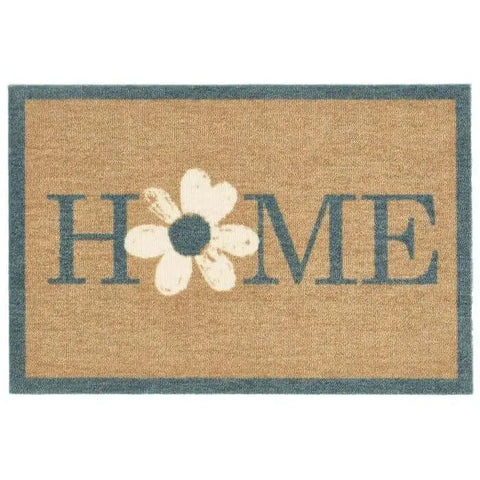 Patterned Washable Mat and Runner - My Flower Home / 50X75 cm - Doormat