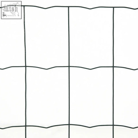 Black wavy pvc coated wire mesh fence roll made of steel for rabbit poultry and garden fencing uses
