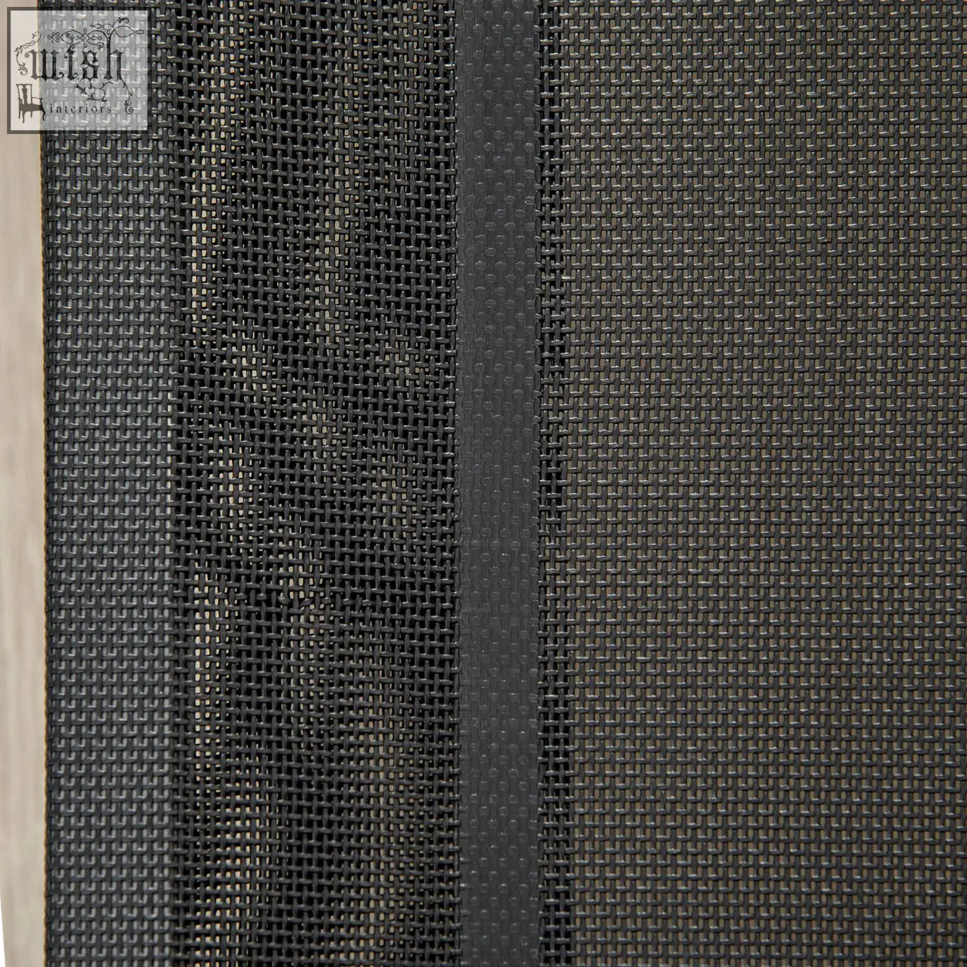 Black pawhut elevated pet bed with breathable mesh fabric and central textured strip for large dogs