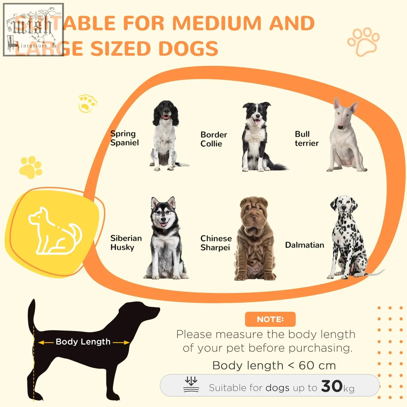 Pawhut dog crate 92l x 62wcm with flat tube frame, heavy duty, wheels, bowl holder, and removable tray for m and l dogs