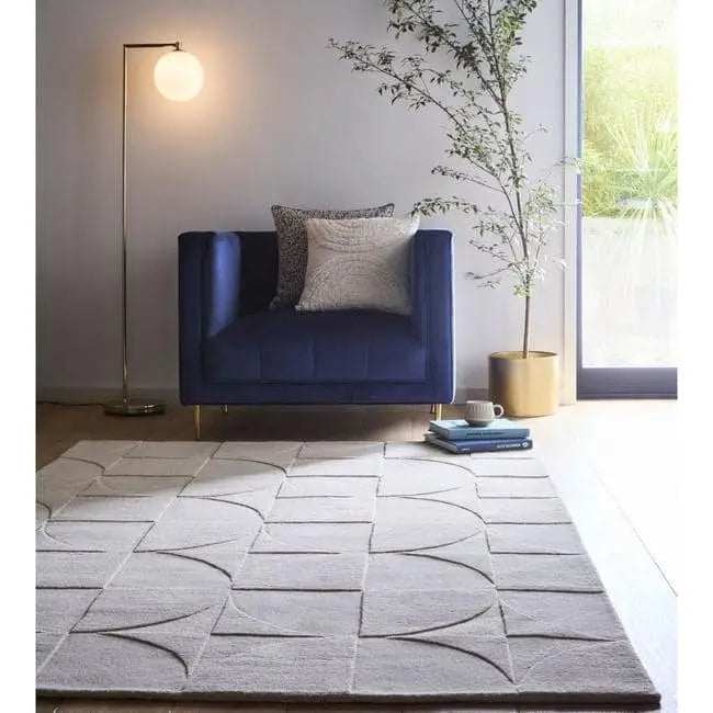 Penny Geometric Wool Rug - Rugs