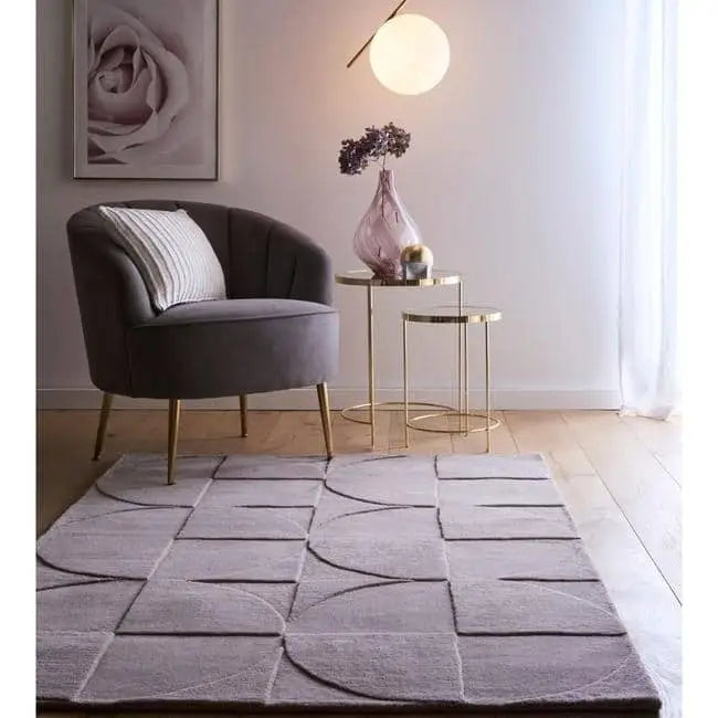 Penny Geometric Wool Rug - Rugs