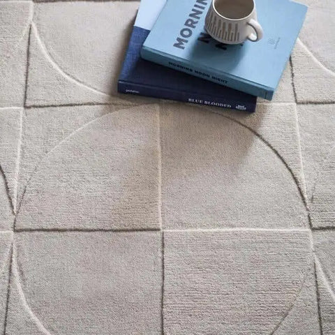 Penny Geometric Wool Rug - Rugs