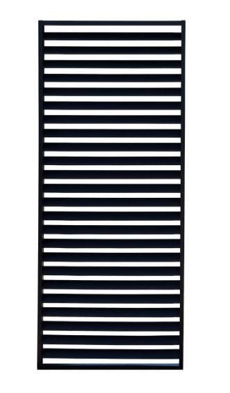 Louvre Side Panels for Pergola - Black Small