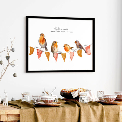 Family tree frame | Personalised wall art print