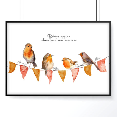 Family tree frame | Personalised wall art print