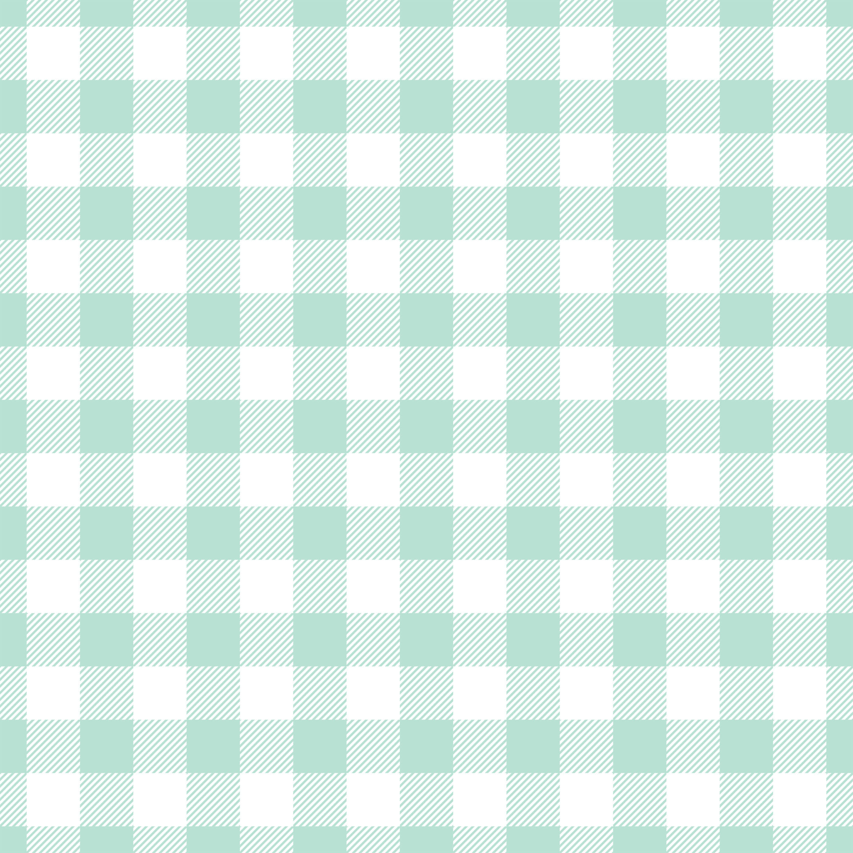 Picnic gingham wallpaper with mint green and white check pattern perfect for fresh stylish room decor