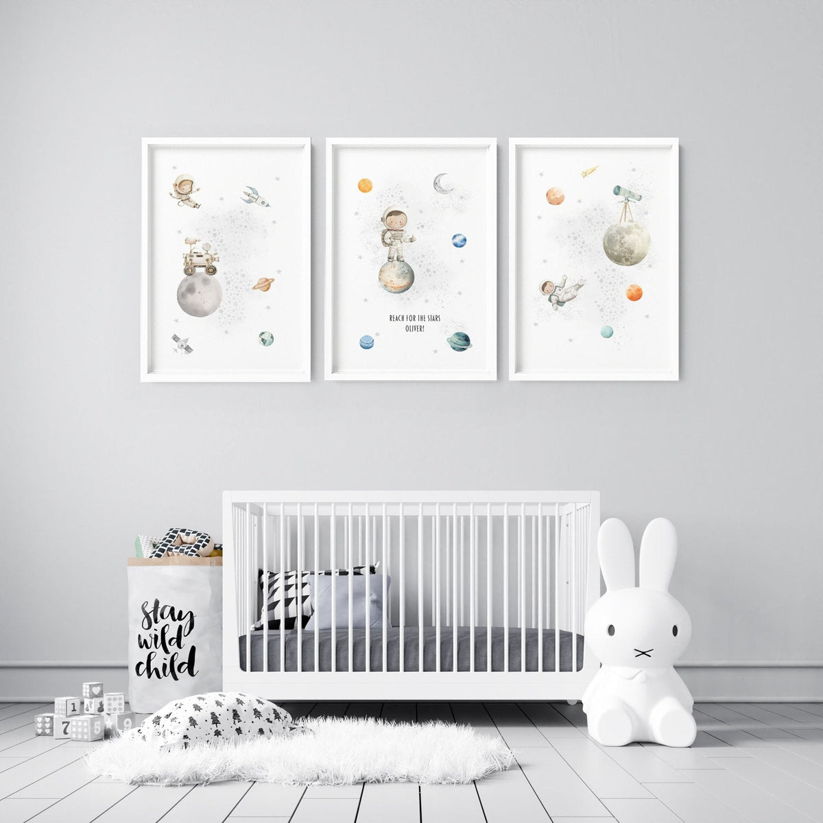 Pictures For Childrens Bedrooms | Set of 3 wall art prints