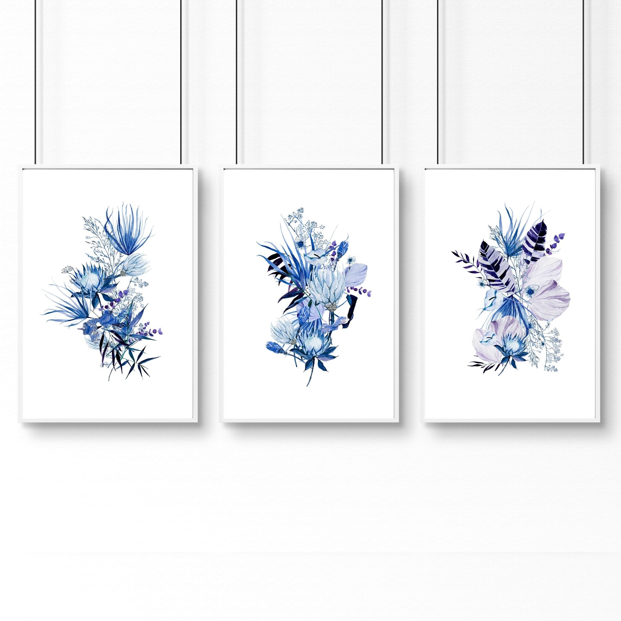 Pictures for home office | set of 3 wall art prints