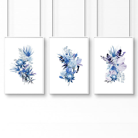 Pictures for home office | set of 3 wall art prints