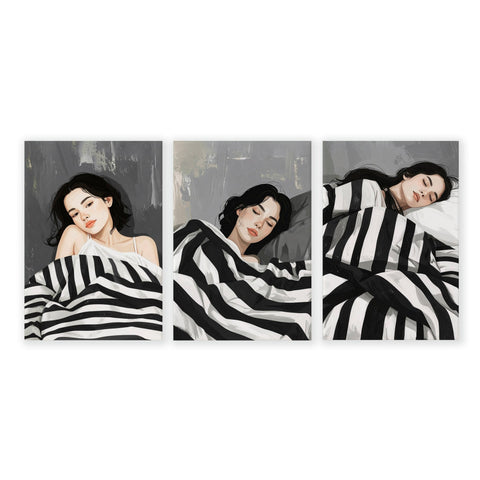 Pictures In Frames | Set of 3 Boho Women Wall art Prints