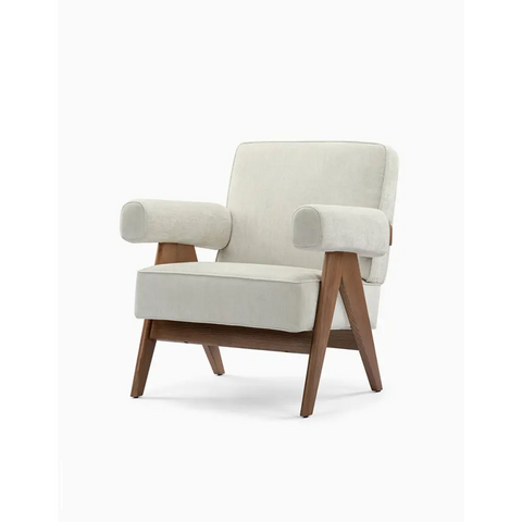 Pierre. J Capitol Complex Armchair Cotton Linen｜ DC Concept