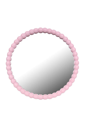 Pink Ball Wall Mirror Playful Framing, Serious Impact