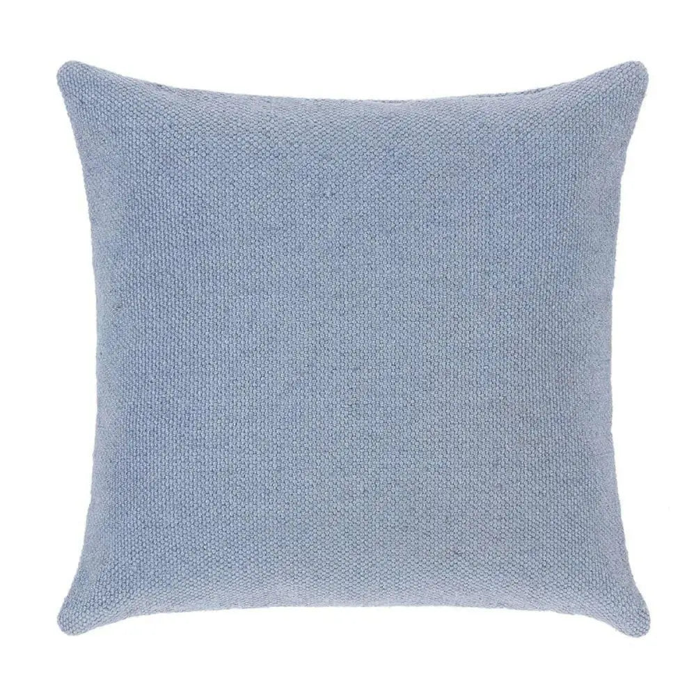 Plain Design Woven Cushion 45x45 cm - Denim Blue - Home Accessories