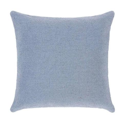 Plain Design Woven Cushion 45x45 cm - Denim Blue - Home Accessories
