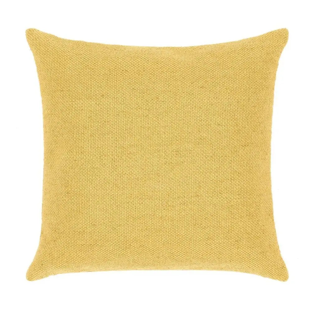 Plain Design Woven Cushion 45x45 cm - Gold - Home Accessories