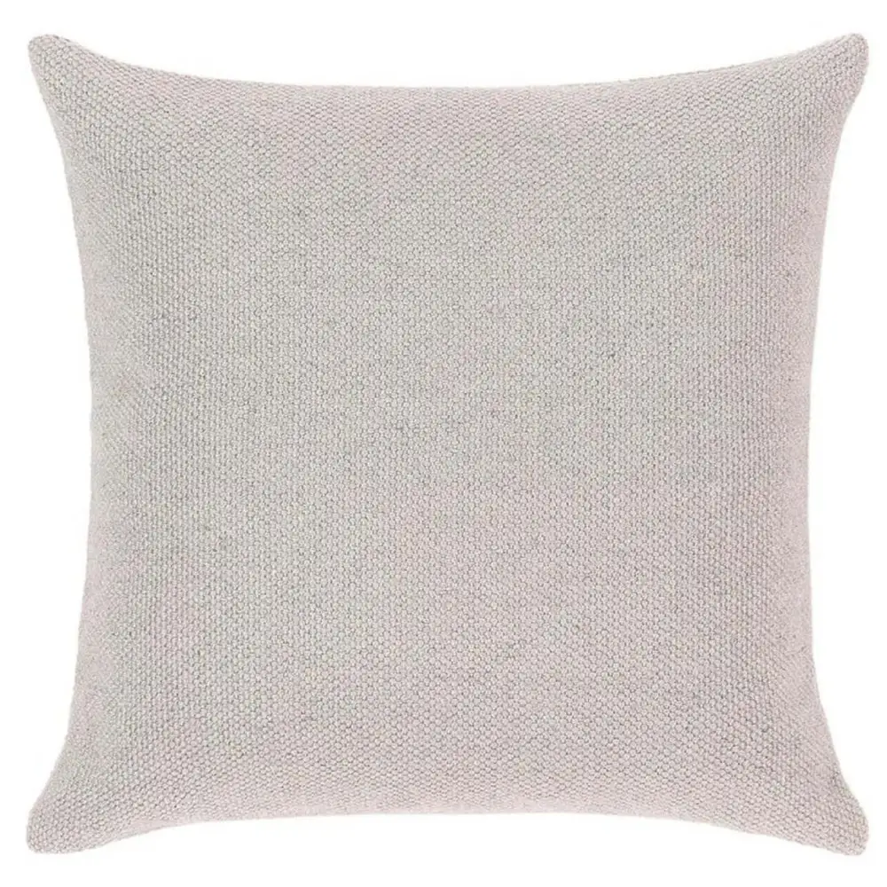 Plain Design Woven Cushion 45x45 cm - Natural - Home Accessories