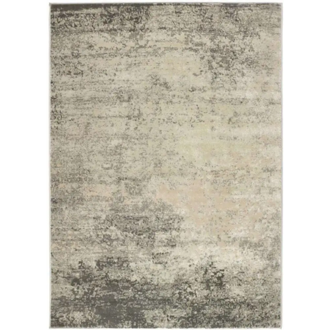 Poetic Grey Abstract Rug - Rugs