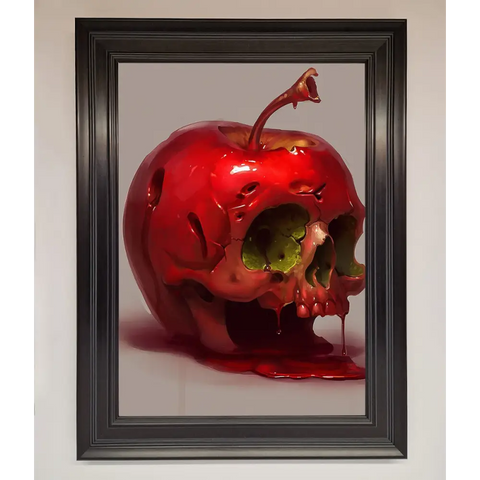 Poison Apple Framed Poster - A1 (59.4 x 84.1 cm) / Matt Black - Framed Print