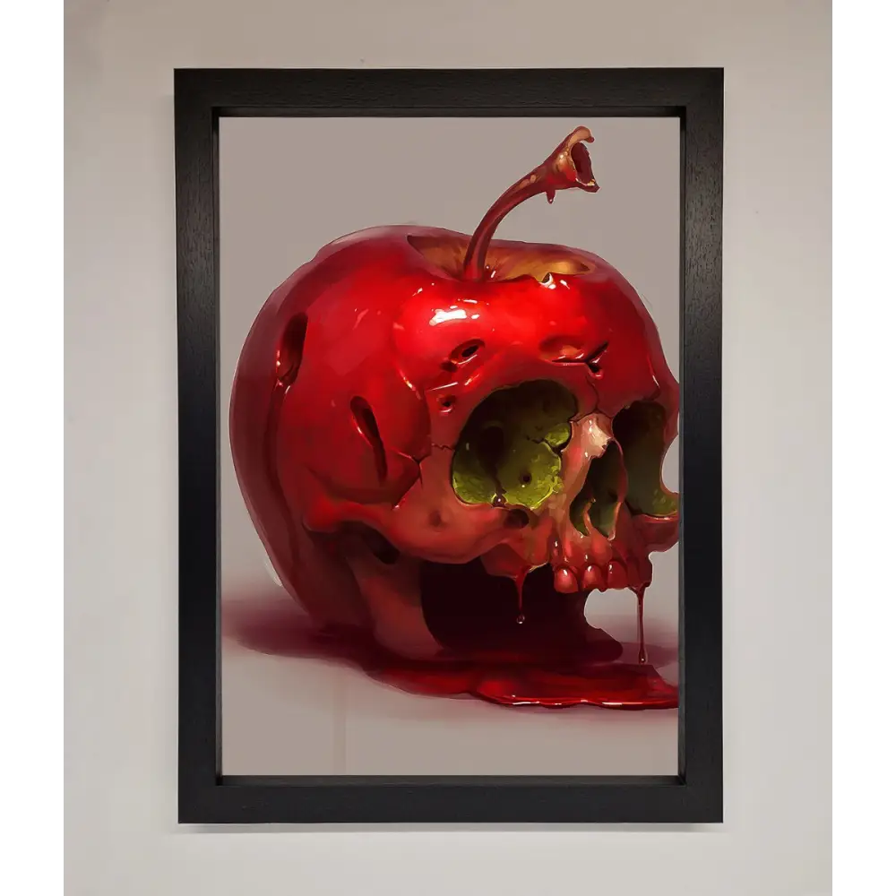 Poison Apple Framed Poster - A3 (29.7 x 42 cm) / Black - Framed Print